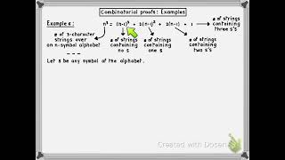 Discrete Structures [Lecture 31 / Segment 5] - Combinatorial proofs: Two more examples