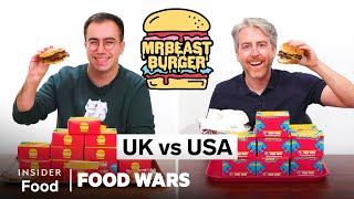 US vs UK @MrBeast Burger | Food Wars | Insider Food