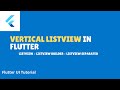 Flutter tutorial - Vertical Listview, ListView Builder & ListView with Separator | Raj Jani