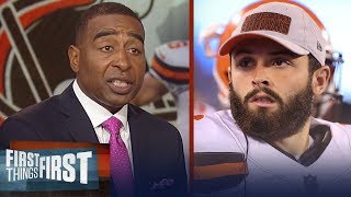 Cris Carter agrees with Browns sitting Baker: 'He's not ready to start' | NFL | FIRST THINGS FIRST