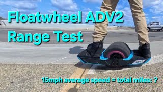 Floatwheel ADV2 Range Test