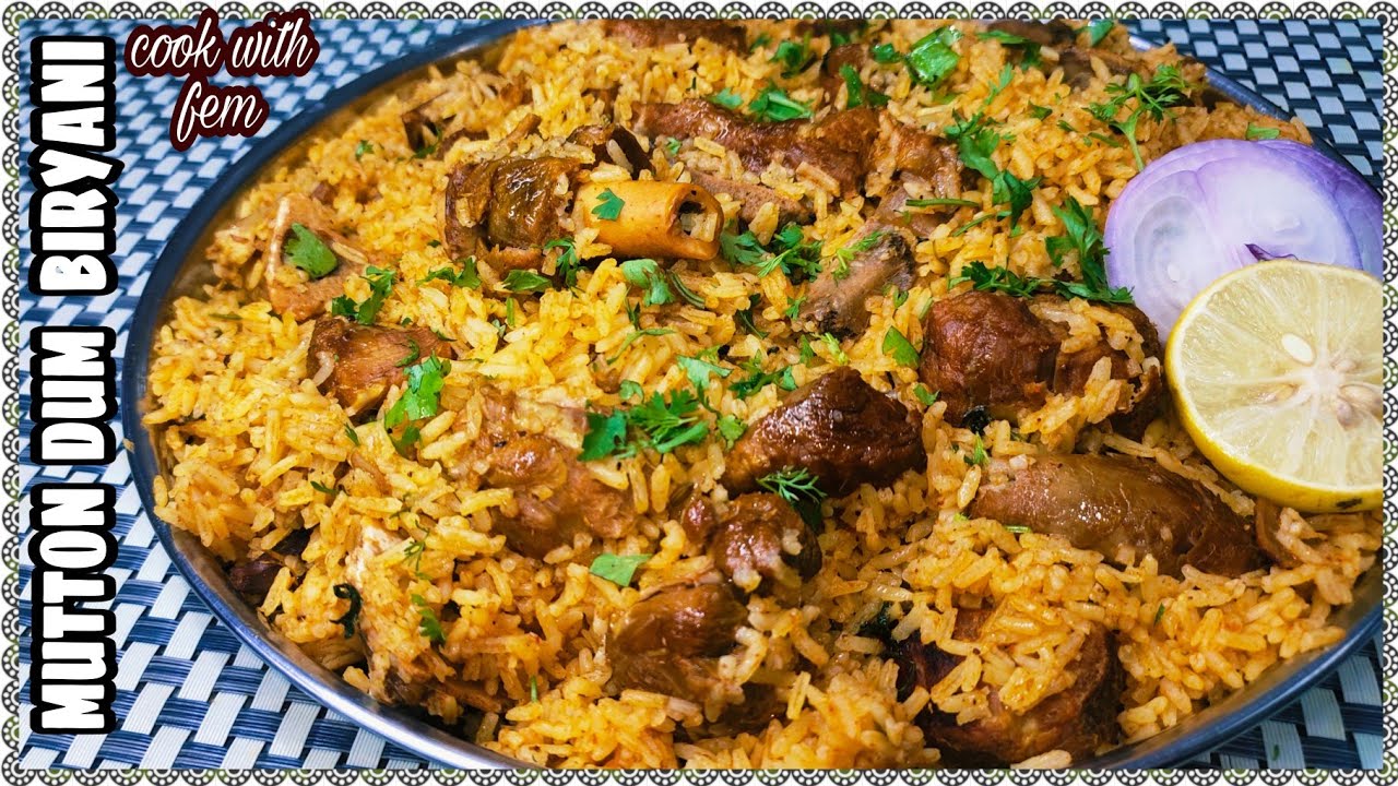 Hoskote Mutton Dum Biryani | Best Mutton Biryani Recipe | मटन बिरयानी ...