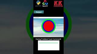 Draw circle using opencv || Opencv Python Draw Circle || Opencv Python Tutorial || @KnowledgeKida ​