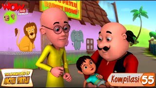 Kompilasi - 55 | Motu Patlu dalam Bahasa - Animasi 3D Kartun | WowKidz Indonesia