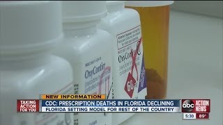 CDC says prescription drug deaths declining in Florida