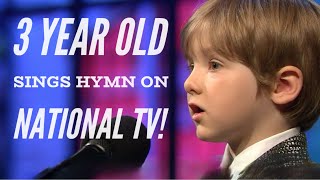 3 Year Old Sings Hymn Medley on National TV! (100 Huntley St)