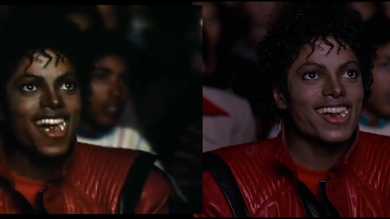 Michael Jackson Thriller 4k Comparison Youtube