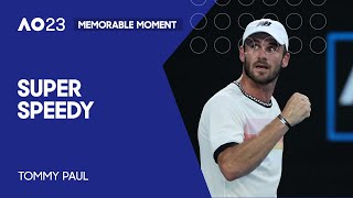 Tommy Paul Finds Amazing Angle | Australian Open 2023
