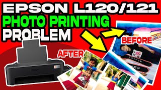 Paleng,   Rainbow yung dulo Epson L120 / L121, shark teeth Photo printing Problem how to fix