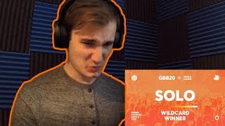 GBB 2020: World League | SOLO Wildcard Winner Announcement | Beatbox Reaction