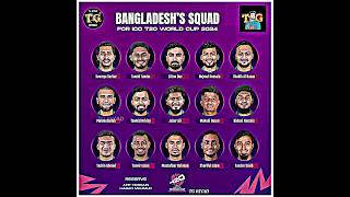 Bangladesh Player Reaction in T20 World Cup | Finally T20 World Cup Squad Bangladesh, #viral #shorts