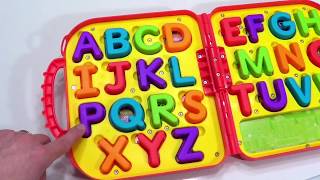 Cute Kid Genevieve Teaches Letters and Counting!