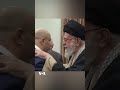 روبوسی خامنه‌ای با اعضای گروه تروریستی حماس، پس از شکست در برابر اسرائیل