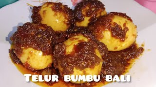 RESEP TELUR BUMBU BALI (bikin nambah nasi teross krn bumbunya bener\