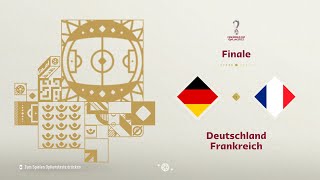 #ps5  #fifa23  WM 2022 Quatar Projekt - FINALE: Deutschland vs. Frankreich