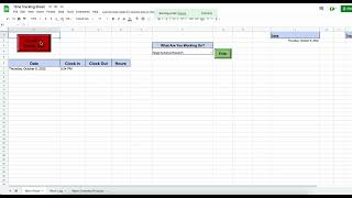 One-Button Time Tracking Spreadsheet 2