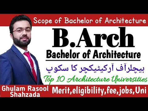 Bachelor Of Architecture | B.Arch | Scope Of Architecture In Pakistan ...