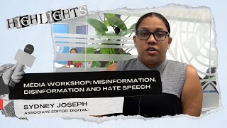 🇹🇹 Fighting Fake News: T\u0026T Journalists Level Up at UN Media Workshop