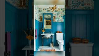 Sweet small bathroom #interiordesign #trending #youtubeshorts #youtube #design #2023 #shorts