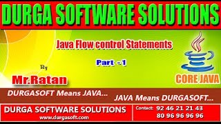 Core java || Java flow control statements part -1
