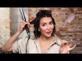 How to Wave Short Hair with a Straightener  EASY Beach Waves!