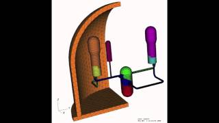 MOOSE quarter-core reactor simulation