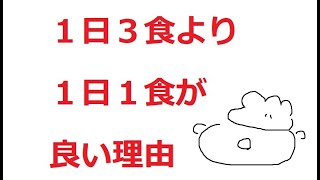 １日３食が良くない理由