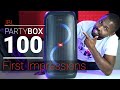 JBL Partybox 100 | With Sound Sample | First Impressions