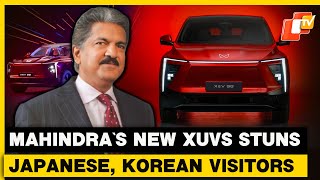 BE 6, XEV 9e Stuns Japanese, Korean Visitors, Anand Mahindra Reacts