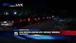Hidalgo County sheriff's office deputies assisting with 'unstable' individual in Palmhurst