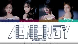 aespa (에스파) - 'ænergy' Lyrics [Color Coded_Han_Rom_Eng]