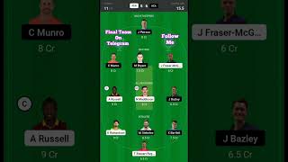 REN vs HEA Dream 11 Team Prediction  || KFC big bash league T20 #shorts #trending #t20