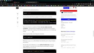 Secure localhost ( Angular , React or NodeJS ) by mkcert