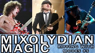 How To Make A Classic Rock Hit Single 35 Years Late [RIFFING WITH MODES #5 - MIXOLYDIAN]