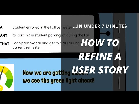 IN LESS THAN SEVEN MINUTES…HOW TO REFINE A USER STORY with Jessica Montri