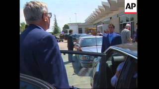 ALBANIA: FRANZ VRANITZKY OF THE OSCE ARRIVES FOR ELECTIONS
