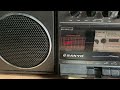 demo sanyo cassette radio player m9811