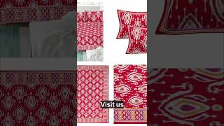 Ikat Print Pure cotton bedsheets