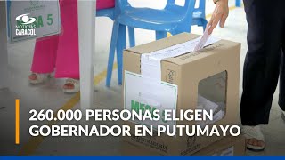 Avanzan las elecciones atípicas en Putumayo. Habitantes escogerán nuevo gobernador