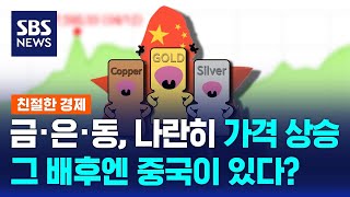 금·은·구리 일제히 기록적 상승…'동반 랠리' 배경엔 중국이 있다? / SBS / 친절한 경제