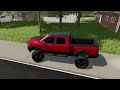BUILDING ALL RED TRUCK DEALERSHIP! (LIFTED FORD TRUCKS)  Farming Simulator 22
