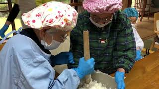 デイサービス　行田　愛の幸望庵　五平餅作り