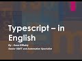 03 DataTypes in Ts - Boolean - Number - String - Any - Null - Undefined