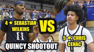 4  ⭐️SEBASTIAN WILKINS SENDS LINK ACADEMY HOME !! POWER HOUSES CLASH IN QUINCY! FT 5⭐️CHRIS CENEC JR