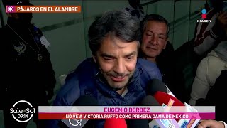 Eugenio Derbez reaparece sin cabestrillo y manda mensaje a Victoria Ruffo | Sale el Sol