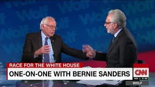 All the times Sanders called Wolf Blitzer Jake Tapper