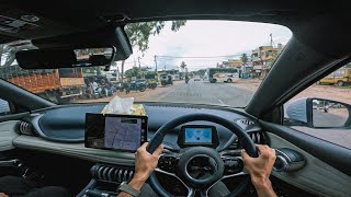 BYD Atto 3 Driving from Madikeri to Mysore Road - Best Road POV shot