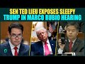 Sen Ted Lieu Shows Sleepy Trump Video Shaming Marco Rubio Over Iran War Failure | Rubio Hearing