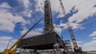 Mobile Launcher Moves Toward Exploration Mission-1