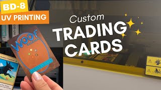 Print Trading Cards or Playing Cards | Roland BD-8 UV Desktop Printer